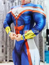All Might Cosplay Costume Boku no Hero Academia Boys Man Male Superhero Suit Halloween Bodysuit Adults Kids Zentai