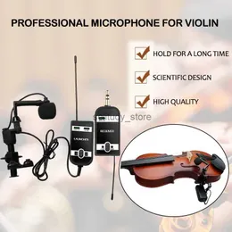 Microfones microfone sem fio para desempenho de violino e instrumento específico de plugq playq