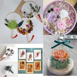 1 Box Real Dried Flower Dry Plants för aromaterapi Ljus Epoxy Harts Pendant Frame Floating Bottle Making Craft Diy Accessorie