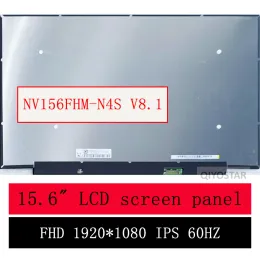 Экран 15.6 "Тонкая светодиодная матрица NV156FHMN4S V8.1 Дисплей экрана для ноутбука 1920*1080p FHD IPS 45%NTSC 300 CD/M² 60 Гц