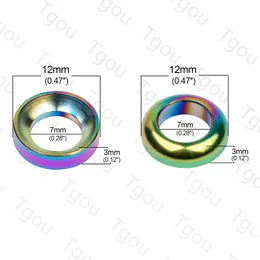 Tgou Titanium gasket M6 Congave и выпуклая проставка шайбы для дискового тормозного тормозного тормозного тормоза