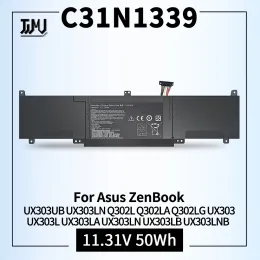 Batterier C31N1339 0B20000930000 3ICP7/55/90 LAPTOP -batteriersättning för Asus Zenbook UX303UB UX303LN Q302L Q302LA Q302LG UX303 UX303L