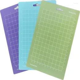 Enrole de presente 3 tapetes de corte para máquinas de alegria de cricut 4,5 6,5 polegadas padrãogrip os acessórios de tapete pegajoso durável.