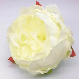 10 cm Silk Peony Flower Wholesale 50st Artificial Rose Heads Bulk Flowers For Flower Wall Kissing Balls Wedding Supplies KB02
