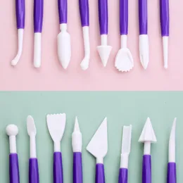 DIY Fondant Pink Cake Group Sugar Flower Tercing Tows Tools Modeling Tools