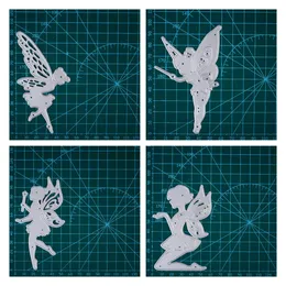 Inlovearts Butterfly Fairy Metal Rutg Cutting Dies для DIY Elves