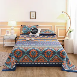 New Gauze Bedspread Bed Cover Super King Size 200x240cm / 240x250cm Blanket Pillowcases 3pcs