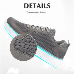 Nidengbao Männer lässige Schuhe neue dicke bequeme Männer Mesh Schuhe im Freien im Freien Schuhe Leichte Männer Sneakers große Größe 49 50