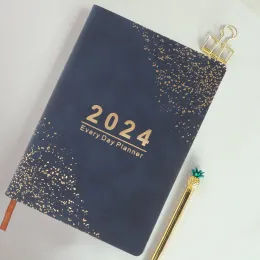 ANMÄRKNINGAR Kalender 2024 Agenda Book Office Note Pads Notebook Använd papper Daglig planerare Odaterad