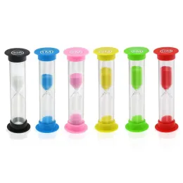 6pcs/Set Timer Pinsel Creative Hourglas Timer Timer für Kinderzeitmanagementspiele Intervall -Training 0.5/1/2/3/5/10 Minuten