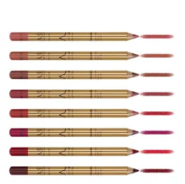 8 Farben Lip Liner Bleistift Make -up Set Kit natürliche wasserdichte langlebige Lippenstiftstift Make -up -Kosmetik -Werkzeug Bea5086168215