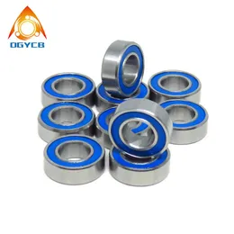 10pcs ABEC-3 MR126-2RS 6x12x4 مم المطاط الأزرق المحمل محمل MR126RS L1260D جودة العميق محامل الأخدود العميق