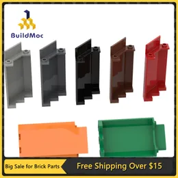 1pc moc parçaları 87421 panel 3 x 3 x 6 köşe duvar uyumlu tuğlalar diy assmble yapı taşları parçacık çocuk bulmaca beyin oyuncak hediye