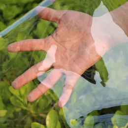 Kundenspezifische Größe weicher PVC Regenplane wasserdichte transparente landwirtschaftliche Gemüse -Gewächshausunterkunft Klarer Vinyl Poly Cover 400 Gsm