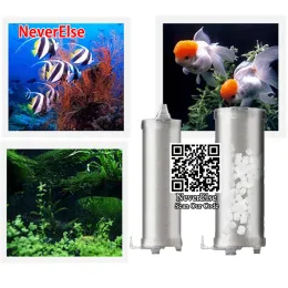 Aquarium Tip/Flat Top Fluidized Moving Bed with Air Stone & Sponge Rolling Ball Bio Media Filter Material for Aquarium Fish Tank