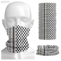 Máscara de moda Máscaras de pescoço Garda de pescoço Hatta Kufiya Bandana Palestina Árabe Keffiyeh Máscara de Máscara de Máscara de Faixa de Colher de Colher de Ciclismo de Faixa da cabeça 24410