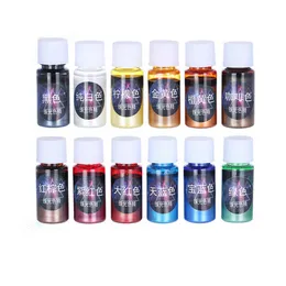 10 ml UV Resina Pigment Pigment Liquido Coloratura perle coloranti Colore perlescente Resina epossidica Pigment Pigment per utensile per la produzione di gioielli fai -da -te.