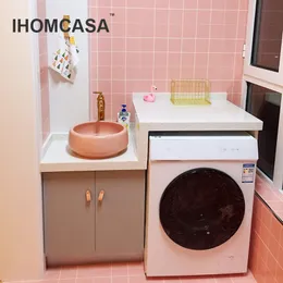 Ihomcasa Pink Cowhide Handle Furniture Drawer Children's Room Door Knob Kitchen Coopboard Shoe Cabinet Leathers Modern Style