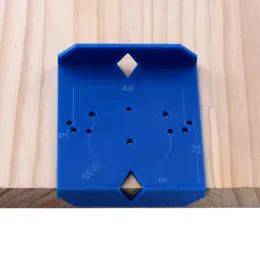 Guia de perfuração de orifício de dobradiça azul 35 mm 40mm Modelo de abridor de orifício do localizador Ferramentas para armários da porta para ferramentas manuais de madeira