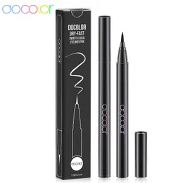 Docolor Eye Liner Matte Liquid Black Подводка для глаз Водонепроницаемость длительного длительного потаистота быстрох сушки для карандаша для косметики 240327