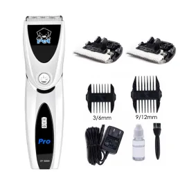 Trimmers CP8000 Hair Hairmer Trimmer Pet Hair Clippers Pets Cogs Ceramic Lades Haircut Machine for Cats Animals Hair Clipper