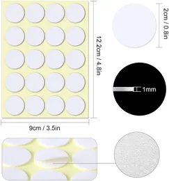 Adesivi di stoppino 10 15 Adesivi rotondi da 20 mm aderiscono costantemente in adesivi di stoppino di cera calda per la produzione di candele