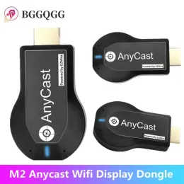 Box 1080p Wireless WiFi Display TV Dongle Receiver Hdmicompatible TV Stick M2 Plus för DLNA Miracast för anycast för AirPlay