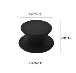 POT LID KNOB SILICONE UNIVERSAL POT HANDLE EXKLASSKRABESKAKSKOKSKRAV TOBLER FÖR PAN LID SVART Kök Tillbehör Cookwa