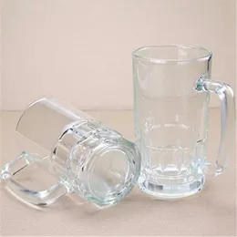 Muggar 48 st/parti 600 ml/20oz sublimering ölglas stein vatten dryck mugg kaffesjuice kopp med c handtag alkohol tumlare för DIY 240410