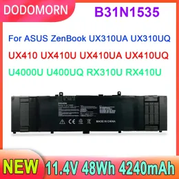 Batterien B31N1535 Batterie für ASUS Zenbook UX310 UX310UA UX310UQ UX410 UX410U UX410UA UX410UQ U4000U U400UQ RX310U Laptop 11.4 V.