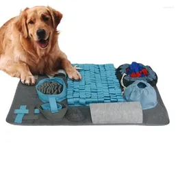 Dog Apparel Pet Snuffle Mat For Slow Feeder Dispenser Treats Smell Training Stress Relief Interactive Feeding Tools