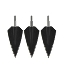 3/6/12pcs Bogenschießen Broadheads 160 Grain Universal Thread 2 Fix Blade Tip Points Ziel für Outdoor -Jagdzubehör