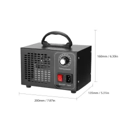 32G/H Portable Ozone Machine Generator Air Filter Purifier med Timing Switch Ozonizer Ozonator för Home Car Formaldehyd