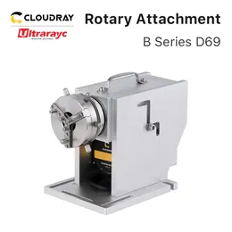 Ultrarayc Rotary Attachment B Series Device Fixture Gripper Three-Jaw Chuck Rotary Worktable for Laser Marking Parts Machine