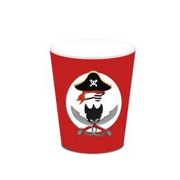 ベビーシャワーの海賊テーマパーティーウォールハンギングバンティングパーティーの装飾航海海賊ハッピーバースデーバナーボーイズパーティーの好意