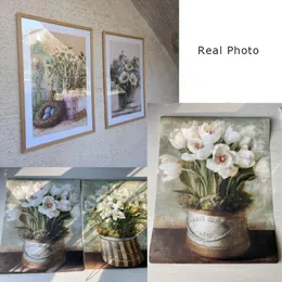 Koloful akwarelowa sztuka kwiaty plakaty liście botaniczne wydruki płótna malowanie sztuki ścienne zdjęcie salon sypialnia dekoracje biuro