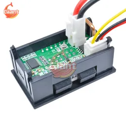 Exibição de LED dual Voltímetro digital Amperímetro DC 100V 200V 10A Painel de corrente de corrente de tensão AMP Volt Tester Detector 4 bits 5 fios