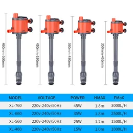 220-240V Balık tankı kaplumbağası 3 3'ü dalgıç pompası oksijen filtresi akvaryum su pompası balık tankı su pompası