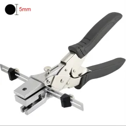 Punch 3mm 5mm Manual Circular Hole Singlehole Punching Pliers PVC Material Hand Held Puncher ID Card Round Hole Punching Machine