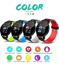 119Plus Smart Bracelet Blood Pressure IP67 Waterproof Intelligent Watch Heart Rate Monitoring 240 * 240 Pixel TFT Resolution