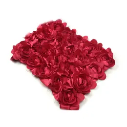 Tessuto di nozze di fiore in raso 3D, tavolo decorativo fai -da -te fotografia moquette patchwork Materiale da cucire Tecido