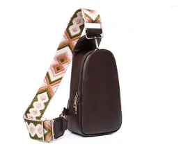 حقائب الصلبة بلون بو حزم فاني باكس النساء خمرًا متعدد الاستخدامات حزامًا كروسًا للغيتار