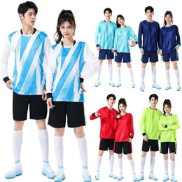 Maglie da calcio per bambini a maniche lunghe per bambini uniforme da calcio a board, corta uniforme di allenamento per studenti della scuola secondaria maschile, squadra sportiva