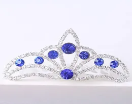 Mädchen Tiaras wtih Strasssteine Kristalle Haarzubehör Abend Prom Party Performance -Festzug Tiaras und Kronen für Mädchen DBT0406442165