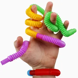5 Pack Fine Motor Skills Lernen einzigartiges Klassenzimmer Zappel für Kinder Pop Tube Sensory Spielzeug