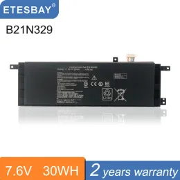 Batterier ETESBAY B21N1329 7.6V 30WH LAPTOP -batteri för ASUS D553M F453 F453MA F553M P553 P553MA X453 X553B X553MA X403M X453MA
