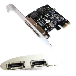 Karty Etmakit PCIE do SATA3 PCI E SATA3.0 6 GB/s SSD ASMedia Chip Expansion Card ASM1061 PCI Resexion Card Riser