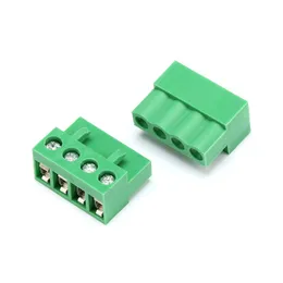 5pcs/lot HT5.08 2p/3p/4p/5p/8pプラグ可能な穴ターミナル300V 10A KF2EDGK 5.08MM PCBコネクタスクリュー端子ブロック