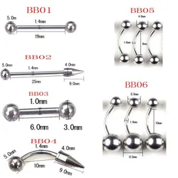 ピンクシー30pcs/lot tongue yeabrow lip belly navel ring body piercingジュエリー卸売アイテム