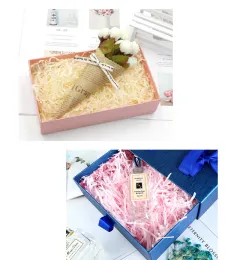10g/20g farbenfrohe zerkleinerte Crinkle Paper Raffia Candy Boxen DIY Geschenkbox Füllungsmaterial Hochzeit Ehe Home Dekoration